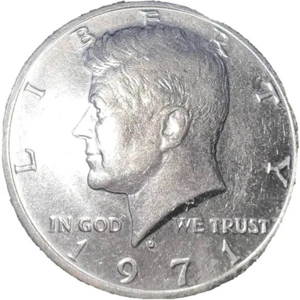 Kennedy Half Dollar Coin 1971